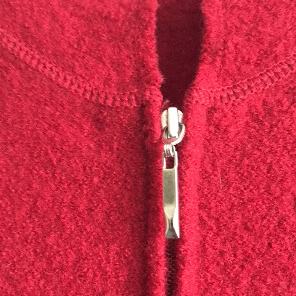Red wool jacket - Picture 4 of 5